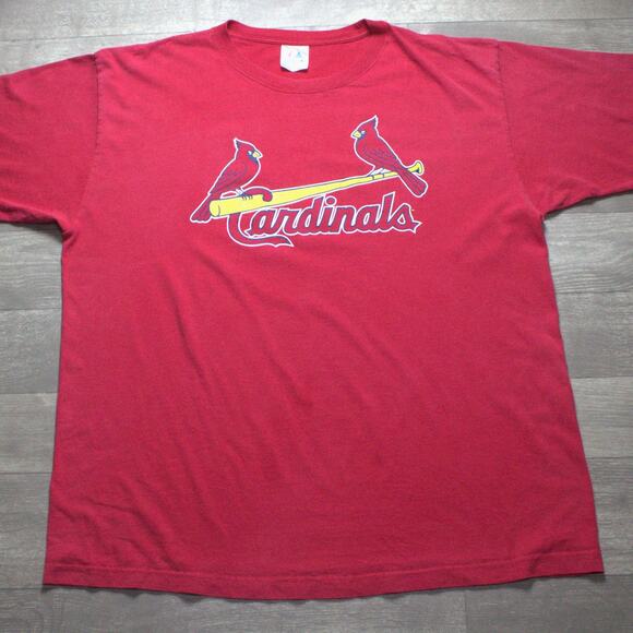 Vintage St Louis Cardinals Albert Pujols T Shirt Mens 2XL Red MLB Jersey - Picture 3 of 5